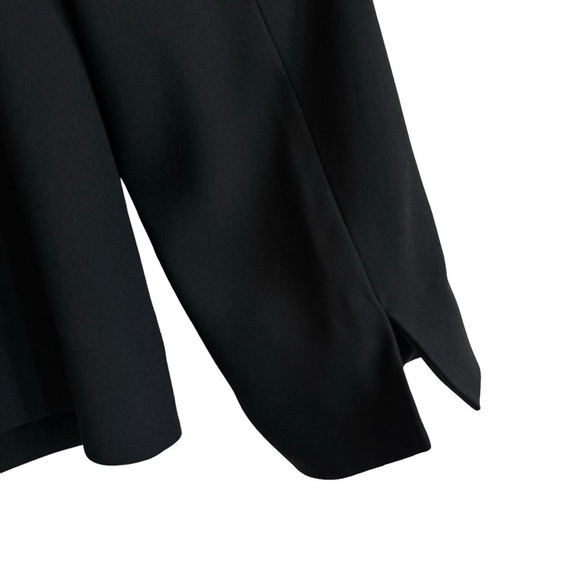 Akris Punto Black Lace Inset Zip-Up Jacket, Size 14 - Picture 6 of 11